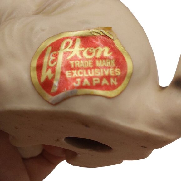 Vintage Lefton Japan Hand-Painted Ceramic Jack Russell Dog Figurine 4 inches - Picture 3 of 10